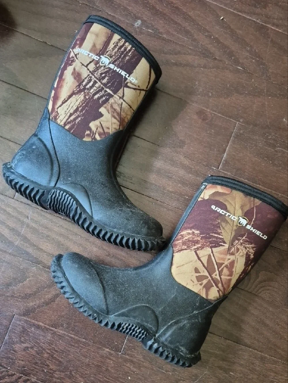 Arctic Shield Waterproof Brown Camo Rain Boots